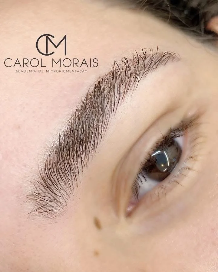 Trabalho de micropigmentação realizado por Carol Morais 1